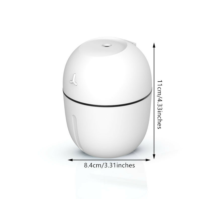300ML 미니 휴대용 초음파 공기 Humidifer 아로마 에센셜 오일 기관총 USB 안개 메이커 가정용 아로마 테라피 가습기