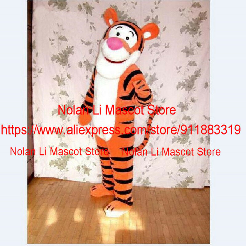Vendita calda Tigger mascotte Costume film puntelli Performance Walking Cartoon Suit Cosplay festa di compleanno regalo di festa 856