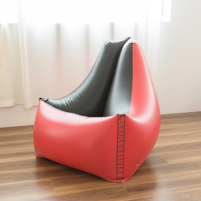 Nuevo inflable perezoso sofá Simple de ocio inflable taburete para exterior plegable Silla de adultos reclinador inflable patio muebles