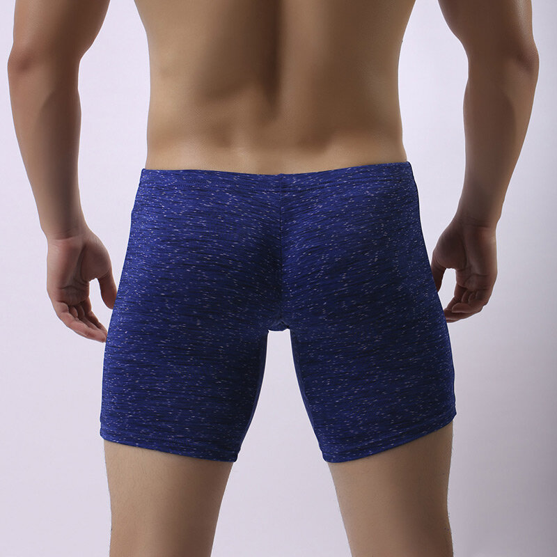 Cueca masculina algodão resistente ao desgaste u bolsa boxer curto para homem nyz shop