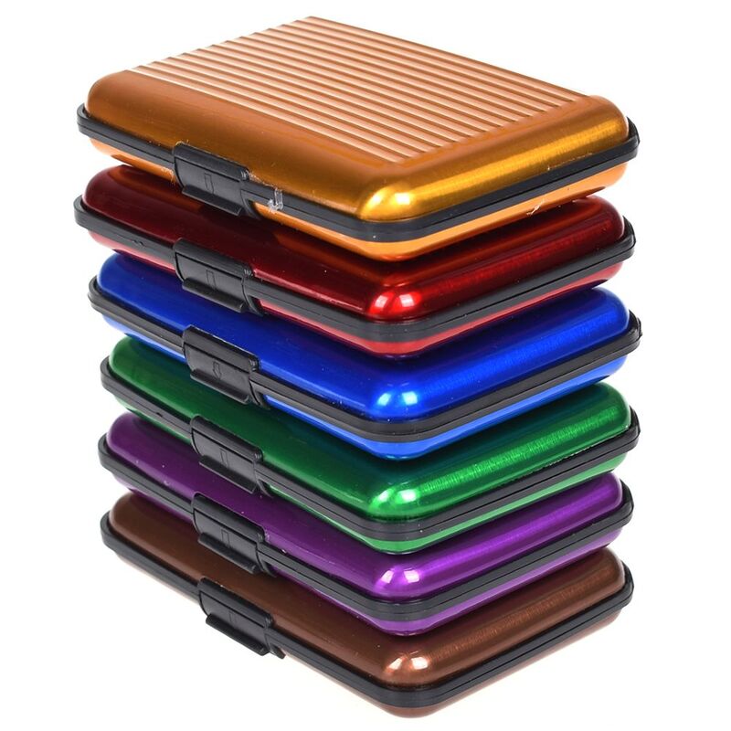 2020 New 1PC Metal Business Credit Card Name ID Card Holder Case Wallet Box Mini Waterproof Aluminum Cards Holder