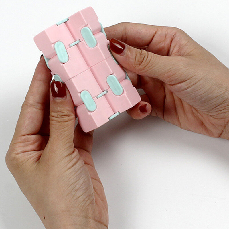 Magic Neo Oneindige Cube Vinger Speelgoed Voor Kinderen Volwassen Mini Kantoor Angst Stress Kubus Blokken Ontspannen Educatief Speelgoed Gift