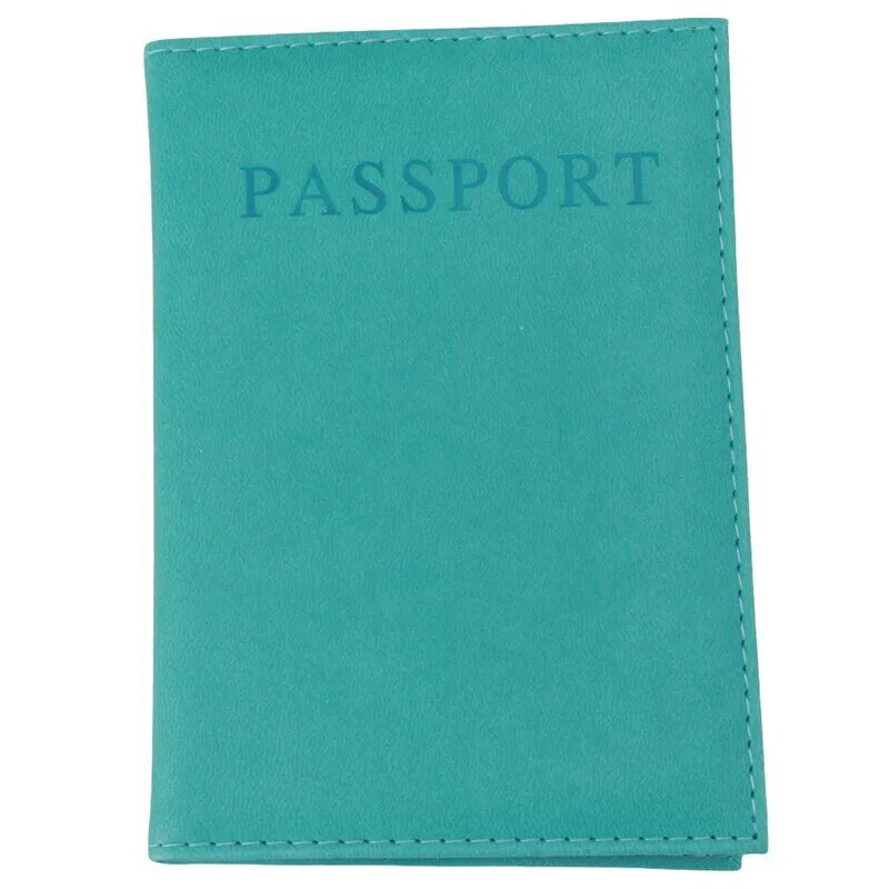 패션 가짜 가죽 여행 여권 홀더 커버 ID 카드 가방 여권 지갑 보호 슬리브 보관 가방