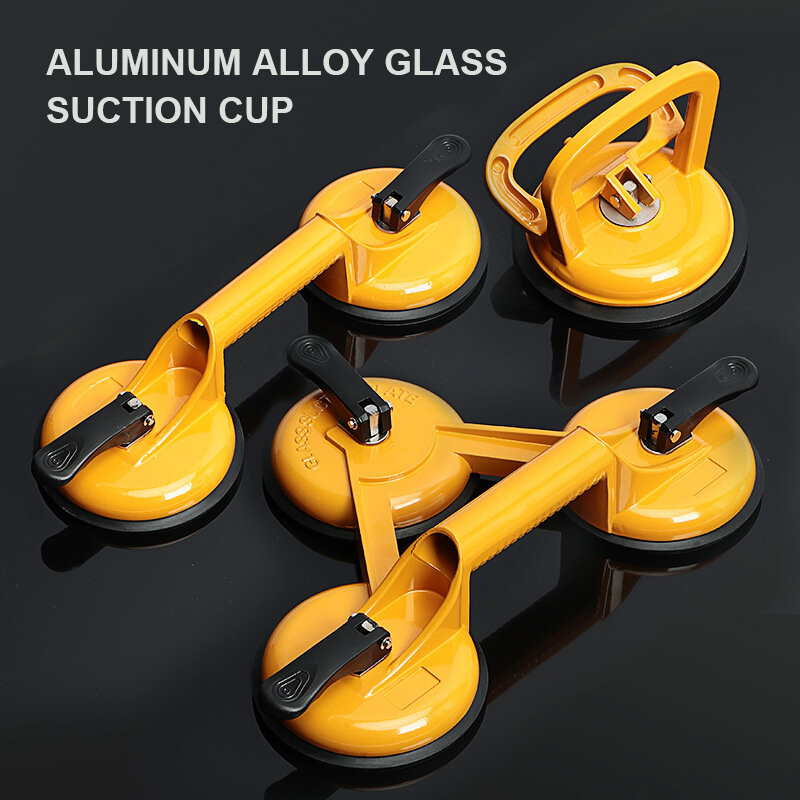 Glass Suction Cup Extractor Single Double Three-jaw Tile Sucker Floor Tile Handling Car Dent Repair Tool Suction Pump Extractor