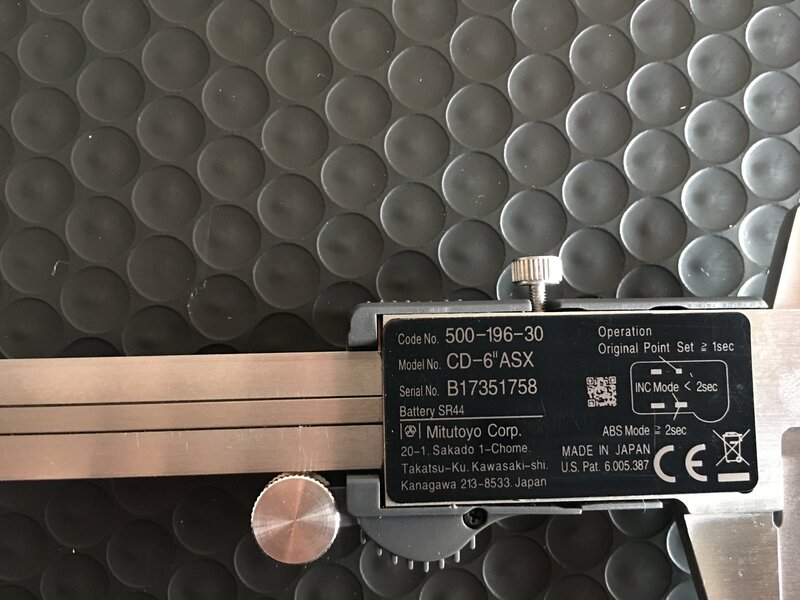 2022 nova mitutoyo digital caliper 500-196-30 vernier pinça 6 polegada 0-150mm lcd ferramenta de aço inoxidável de medição eletrônica