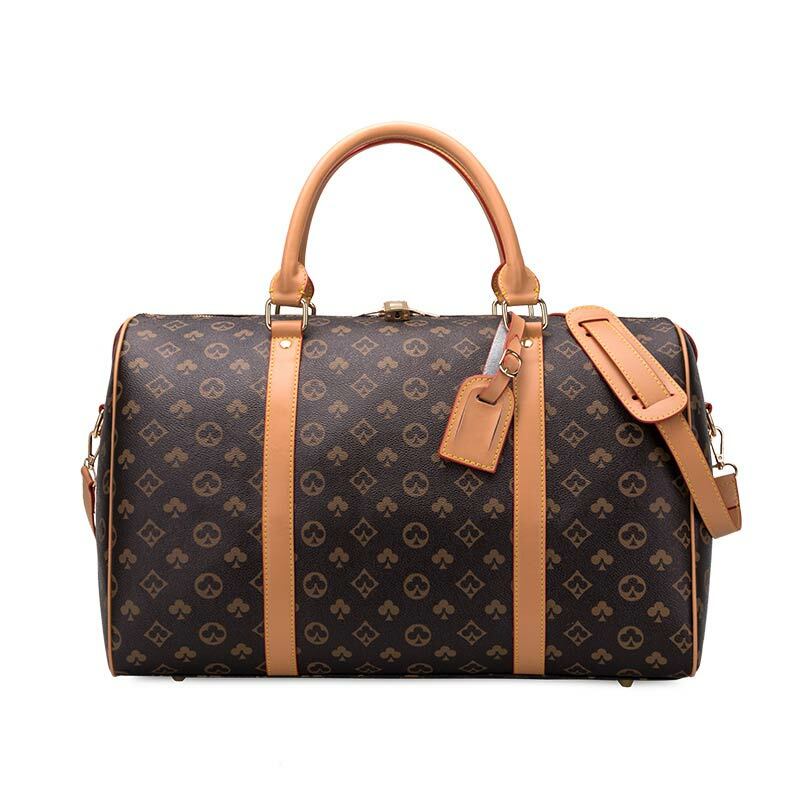 Large Travel Tote Luggage Bag Male/Female Fashion Waterproof Travel Bags Men/Women Fitness Handbag Leather Shoulder Bag Busines