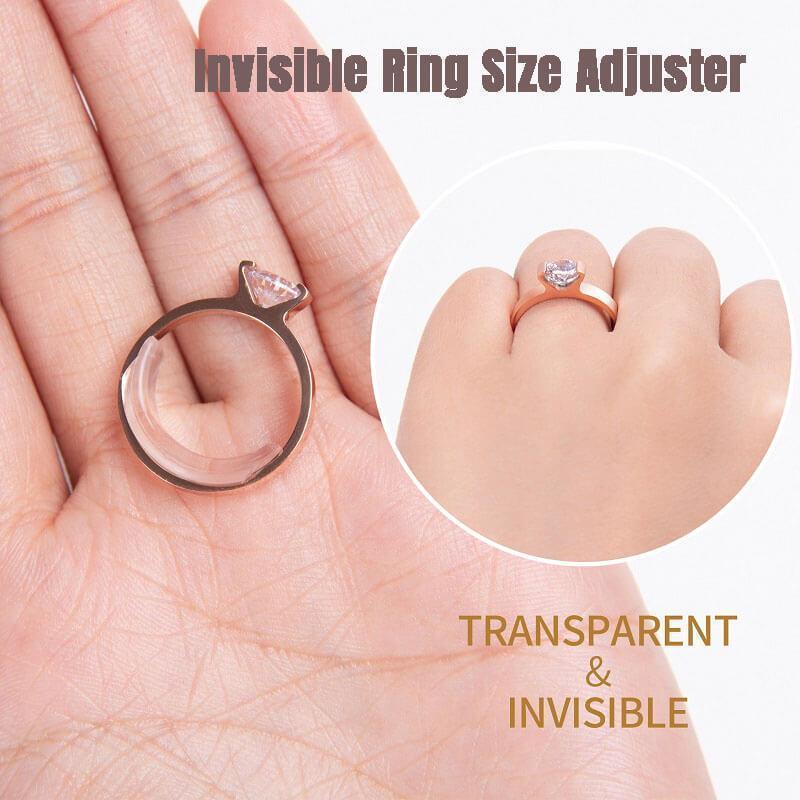 8/16/24pcs Invisible Ring Size Adjuster for Loose Rings Adjustment Fit Any Rings Guard Spacer Assorted Jewelry Sizer Reducer