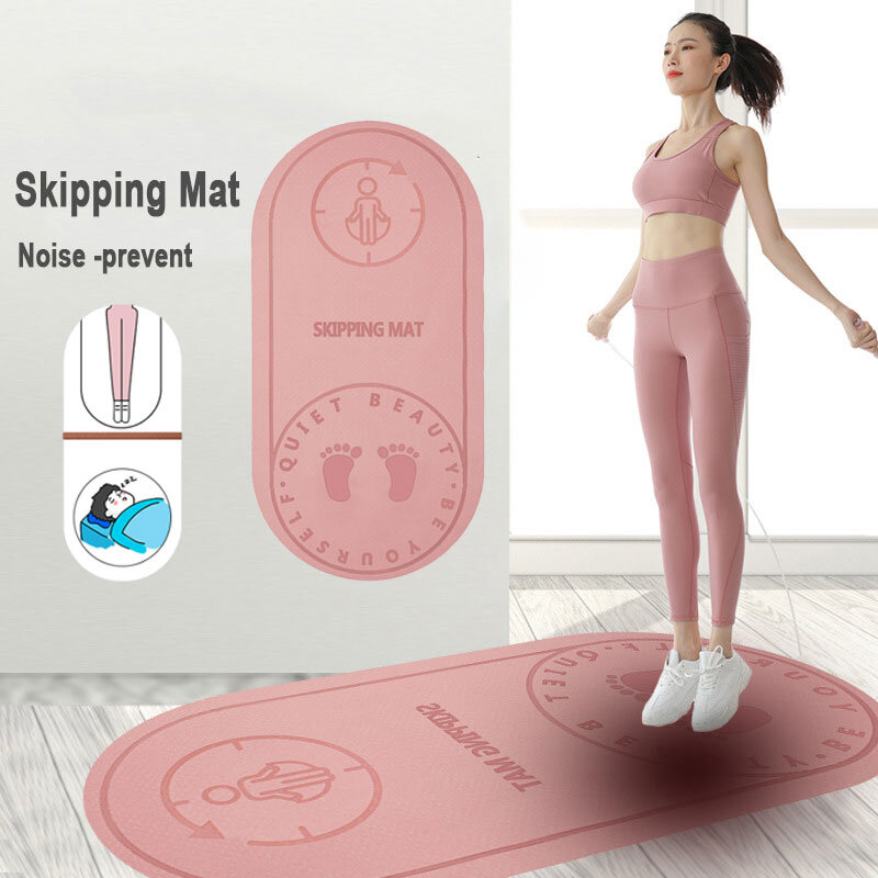 Jump Seil Matte Übung Dämpfung Stumm Yoga Matte Sound Isolierung Und Dämpfung Hoher Dichte Bord Anti-noice Matte x241A