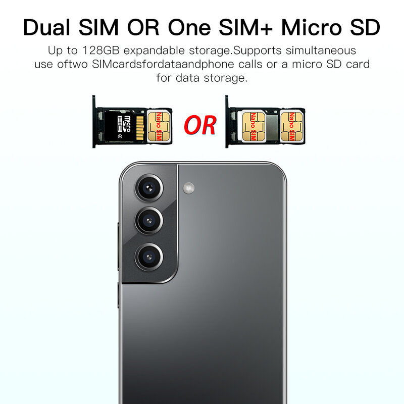 Samsum S21 + Smartphone versión Global 6,7 pulgadas 512GB Qualcomm 888 de 6800mAh teléfono móvil desbloqueado Dual SIM teléfono móvil