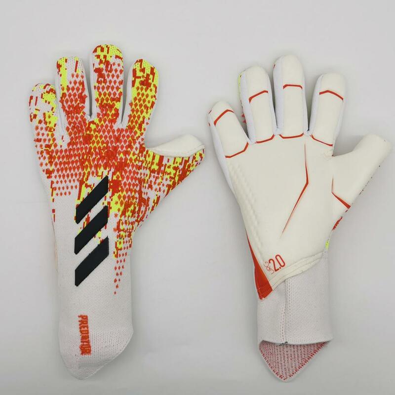 Нет бренда Хищник Футбол перчатки вратаря футбольные перчатки де Portero Luvas De Goleiro 15 видов цветов