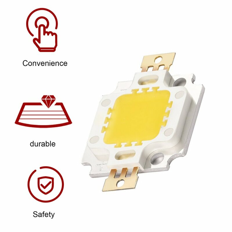 새로운 고품질 백색 LED 고성능 10W LED 칩 900-1000LM 900mA 10W 온난 한 백색 LED 전구 램프 LED 빛 Epileds 칩