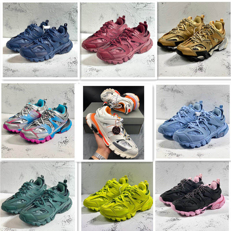 Sneaker da Tennis piatta da donna Track 3.0 scarpe da ginnastica con suola spessa da uomo scarpe da Jogging Casual con lacci 35-45 scarpe lolita