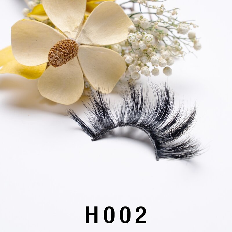 27mm norek włosy 100% handmade puszyste naturalnie długie sztuczne rzęsy 3D rzęsy z norek hurtowych rozszerzone luzem norek włosy