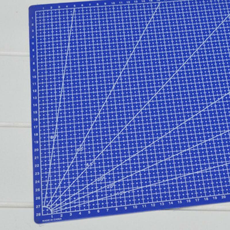 1 Pieces A3 Pvc Rectangle Grid Lines Cutting Mat Tool Easy Office Plastic DIY Supplies Cutting Tools Use Craft Measuring to K7F1