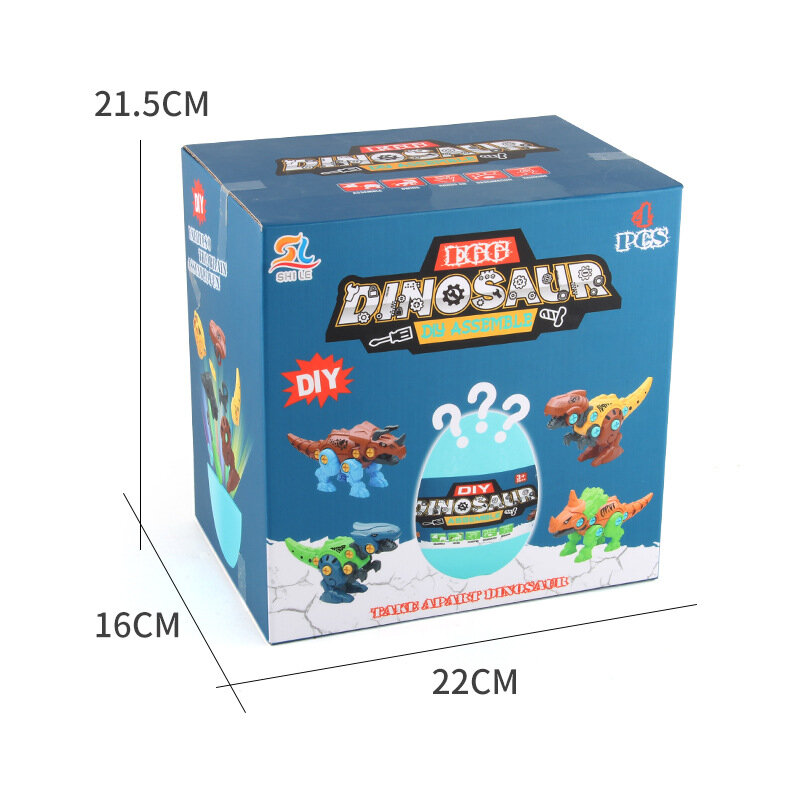 Children's Detachable Nut Dinosaur Screw Toy Boy Simulation Jurassic Tyrannosaurus Rex