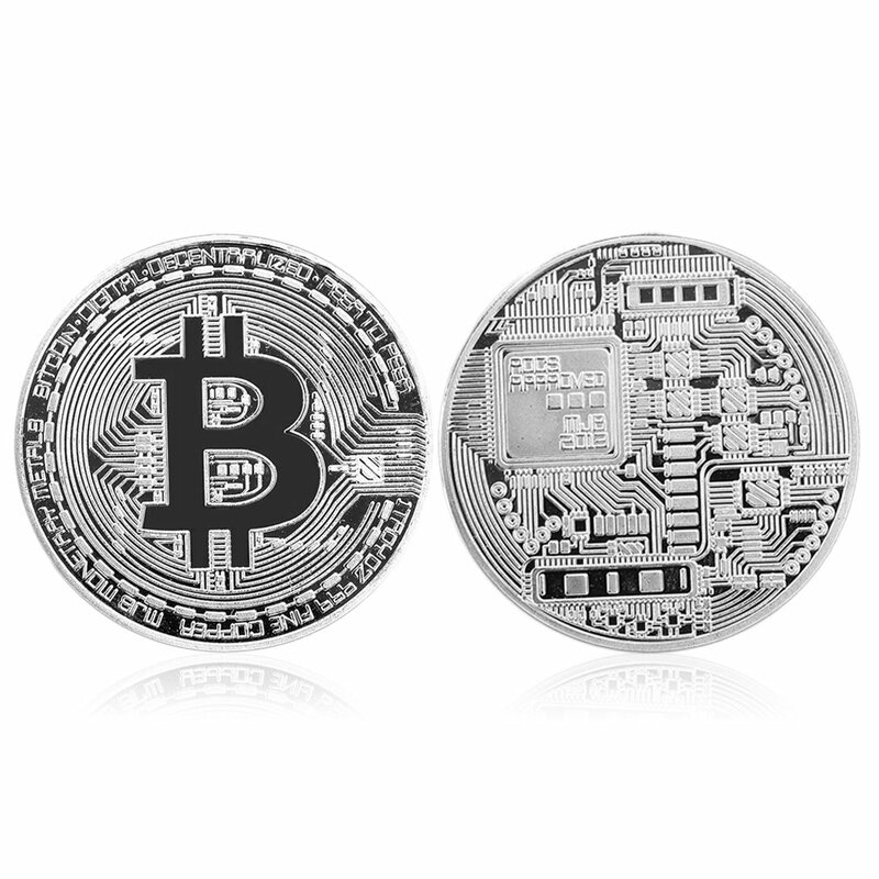 1 szt. Kreatywna pamiątka pozłacana moneta Bitcoin fizyczne złoto kolekcjonerskie bitcoiny kolekcjonerskie fizyczne pamiątkowy prezent