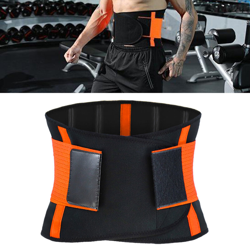 Cinturón de Soporte Lumbar para la parte inferior de la espalda, Control de abdomen, entrenamiento de Fitness