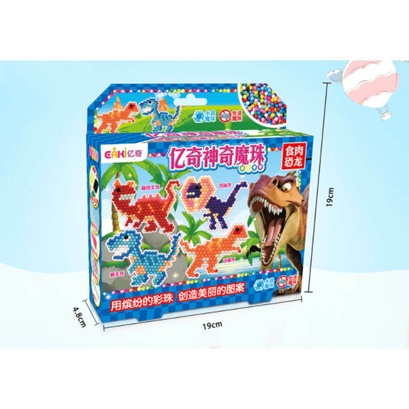 Dinosaurio Pascua aerosol gota de agua plantilla de manualidades DIY girl 3D set juguetes para niños plantillas aquabeads