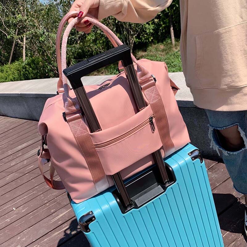 Nowa damska torba sportowa torba podróżna wodoodporna torba weekendowa męska torba na ramię torebki bagaż