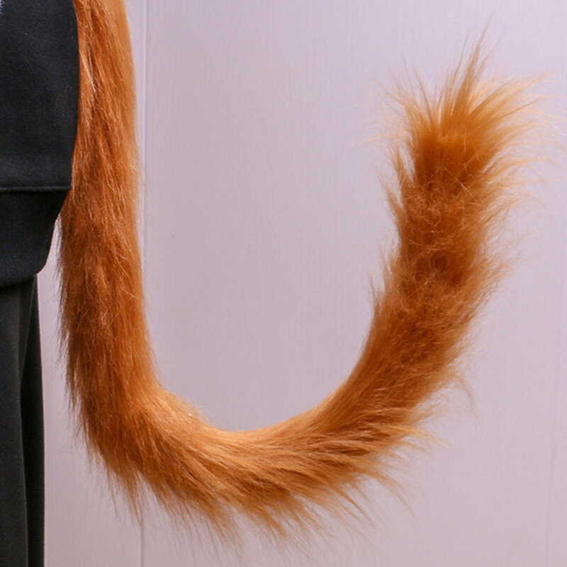 الإبداعية اليابان أنيمي الثعلب الذيل تأثيري الدعامة الثعلب الأذن الذيل أفخم القط الذئب آذان الفراء دبوس الشعر هالوين هدية حفلة