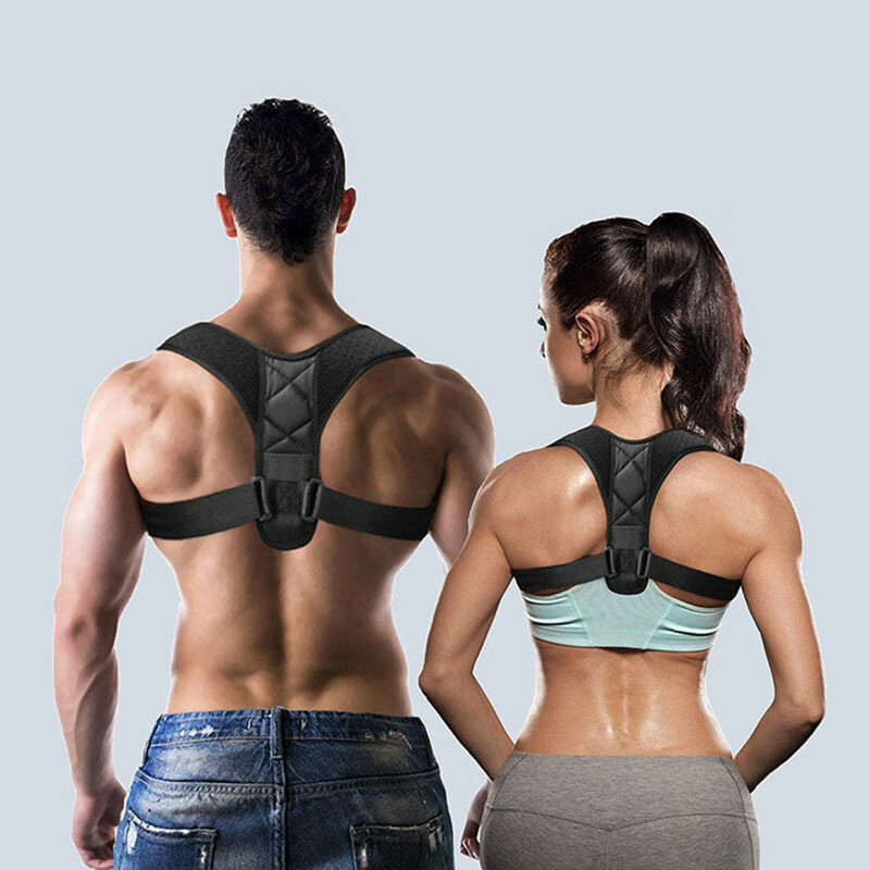 Correcteur médical de posture, ajustable pour homme et femme, corset de soutien lombaire, attelle pour le haut du dos et épaules, unisexe