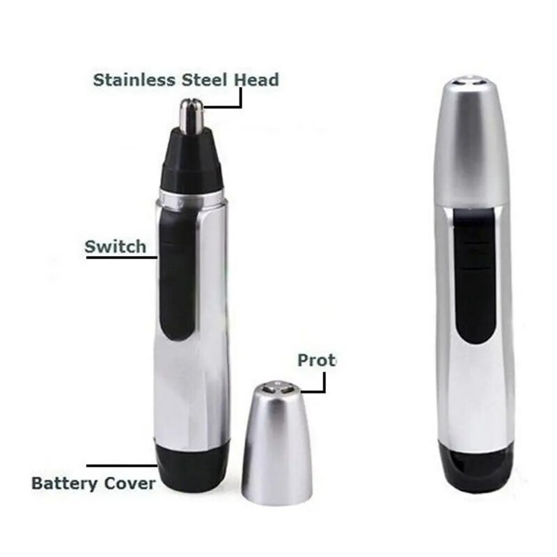 Portable Mini Electric Ear Nose Hair Trimmer Cutter Eyebrow Trimmer For Men Women Safe Hair Removal Shaving Tool