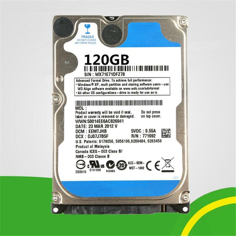 PC Hard Drive HDD 5400rpm Cache SATA 2.5 Laptop PC Notebook Drive Internal Mechanical Hard Disk 250/750/80/120/320160/500G 1TB