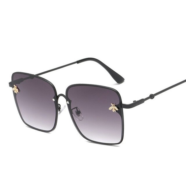 2021 새로운 선글라스 꿀벌 레드 그린 패션 UV 선글라스 빈티지 안경 레트로 선글라스 선글라스 라운드 선글라스