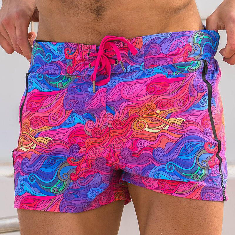 Calções de praia de verão novo verão calções casuais calções masculinos estilo de moda calções masculinos personalidade respirável calções de praia
