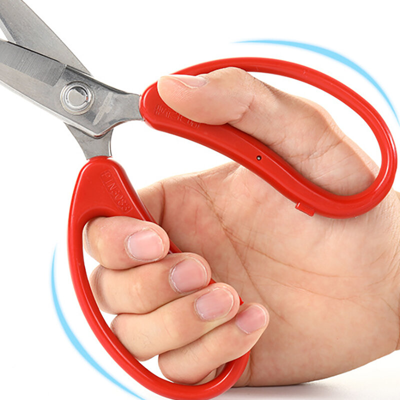 MAIYUE Red handle rubber grip household scissors Stainless Steel high Quality Industrial  scissors  Bonsai Scissors