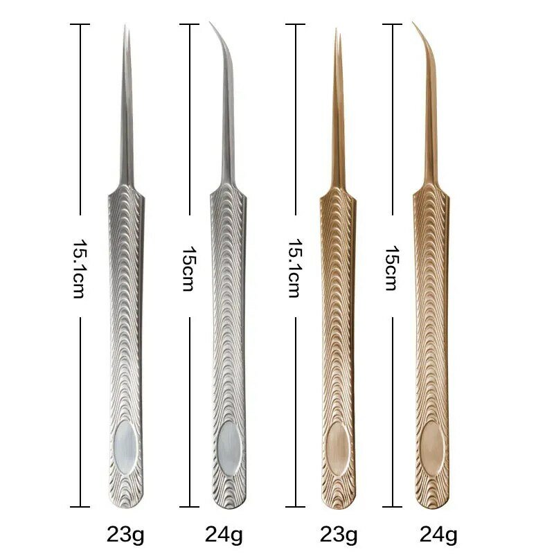 Cílios postiços enxerto pinças de alta precisão fácil fã cílios plantio enxertia pinças ferramentas especiais para artista de cílios