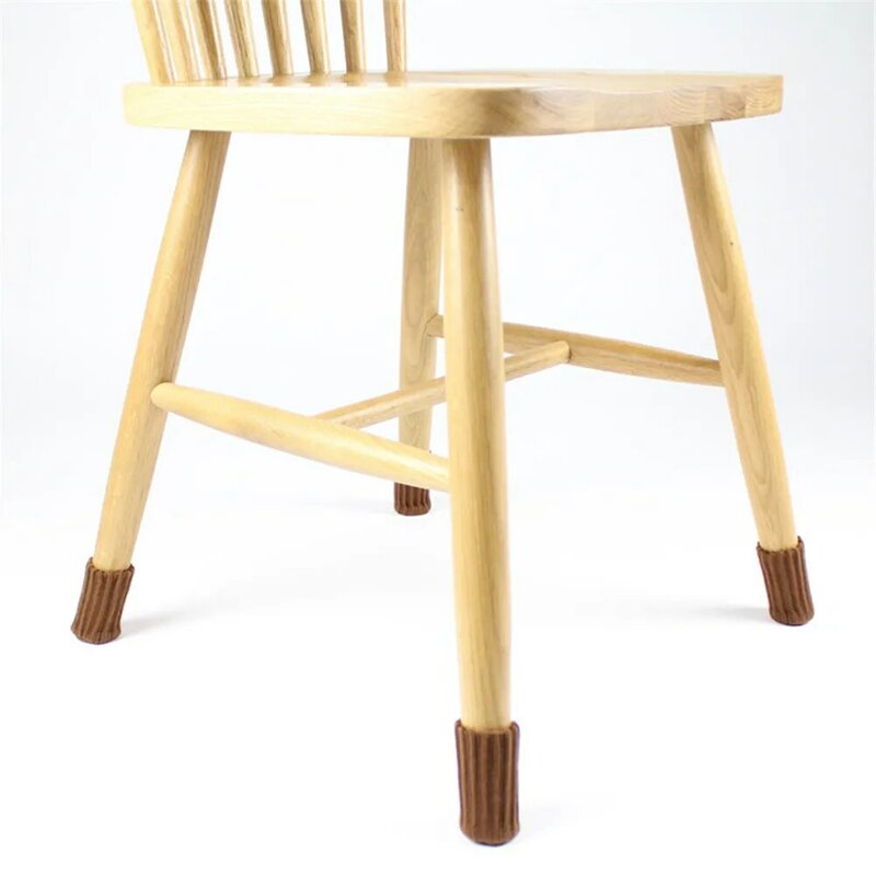 4 sztuk/zestaw meble podłogowe noga od krzesła nakładka wełna Knitting Cover krzesło podkładki dla kotów podłoga ochraniacz na łapy skarpetki stół