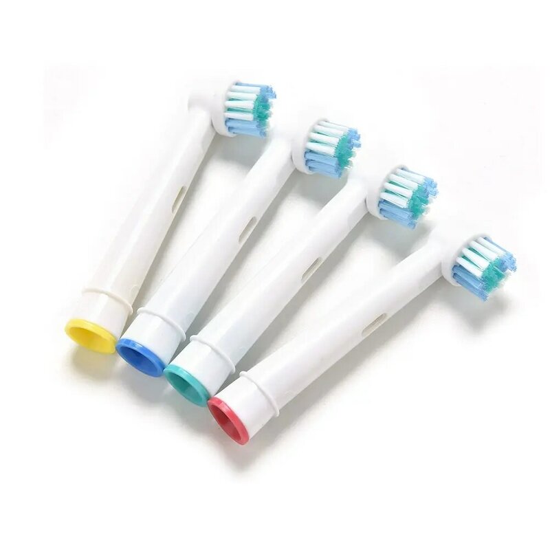 4 cabeças de escova de dentes elétrica dos pces cabeças de escova de substituição para a higiene oral cabeças de escova de dentes de substituição para oral-b escova de dentes elétrica