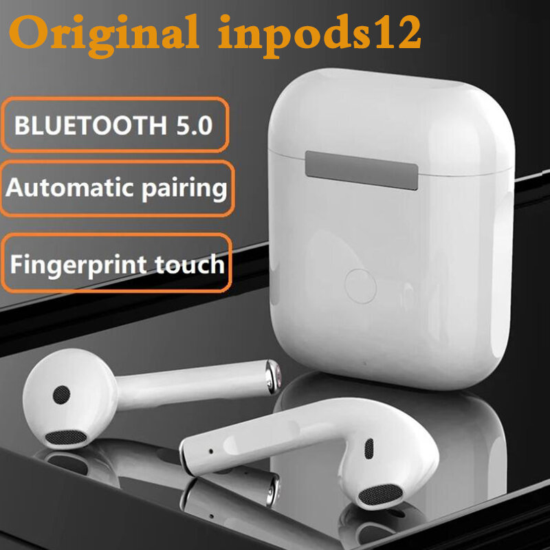 Tws Auriculares Inalámbricos Inpods I12 Teclas Táctiles 5.0 