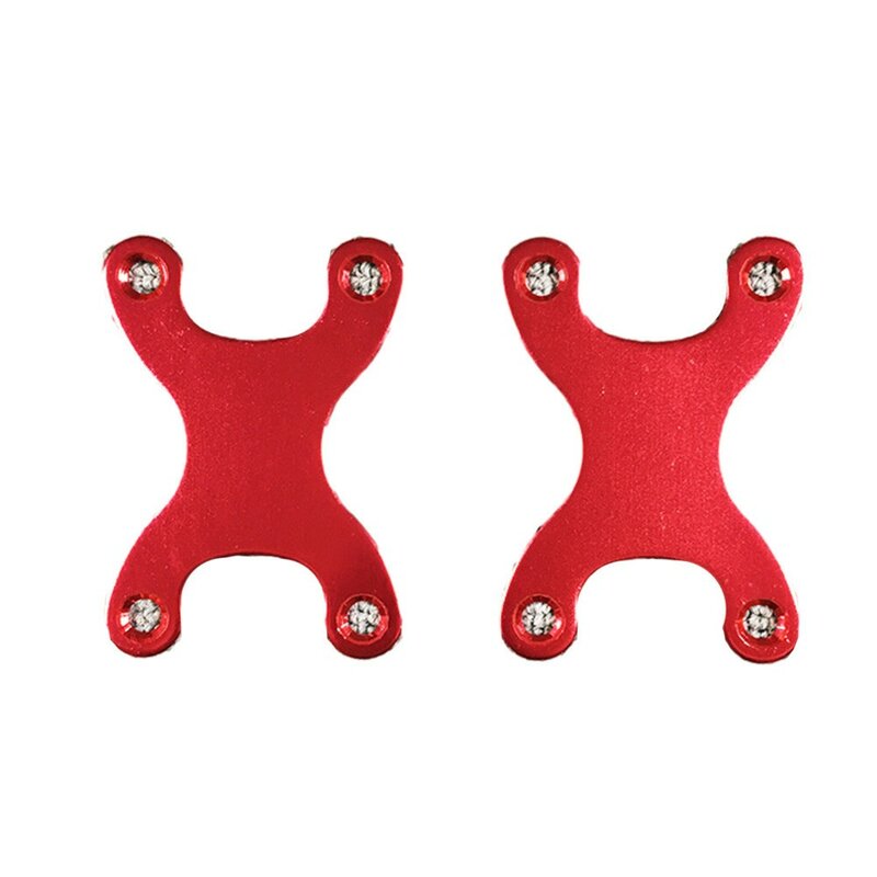 2pcs Aluminium Alloy Skateboard Deck Anti-Subsidence Washer Pad H-Type Deck Protective For Road Longboard Speed Racing/Downhill
