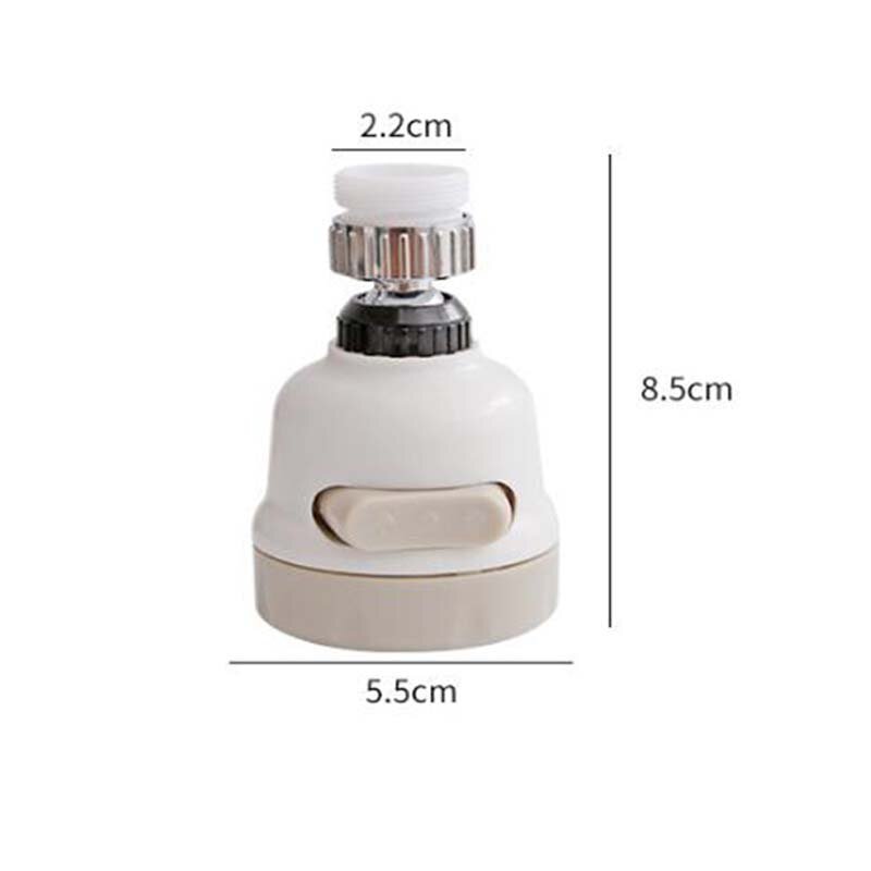 Newkitchen torneira do chuveiro de água rotativo filtro ajuste 360 rotação poupança água do banheiro chuveiro filtrado torneira acessórios