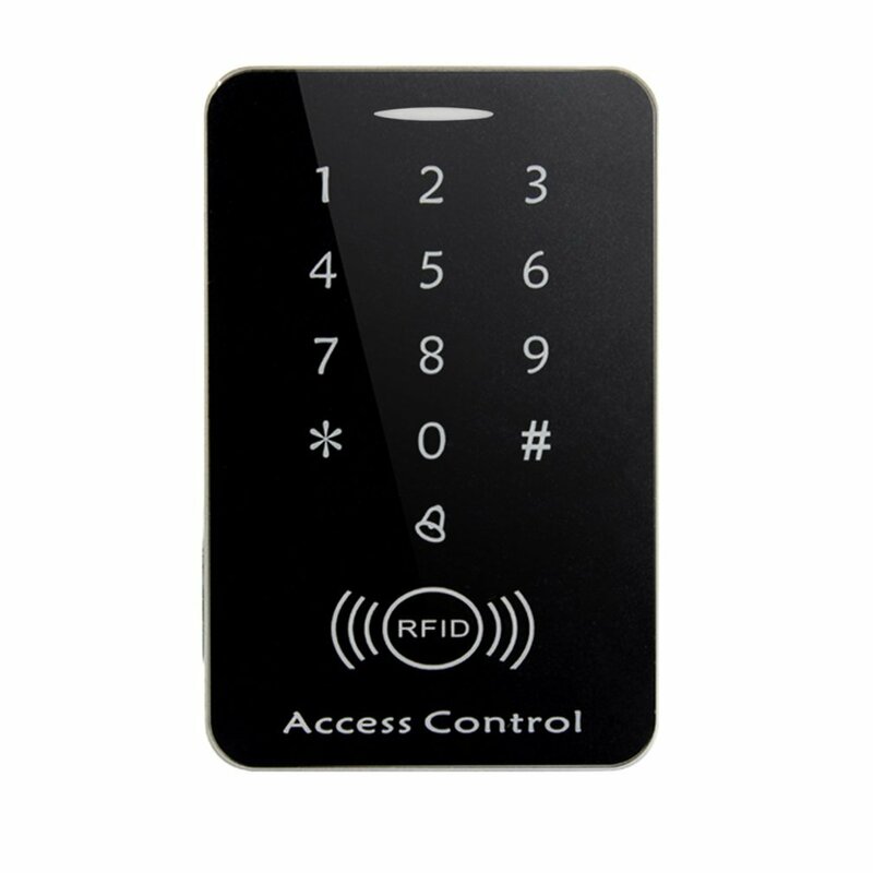 M203SE Rfid Standalone Touch Screen Toegangscontrole Kaartlezer Met Digitale Toetsenbord 10 Stuks Sleutels Kaart Voor Home Appartement Fabriek