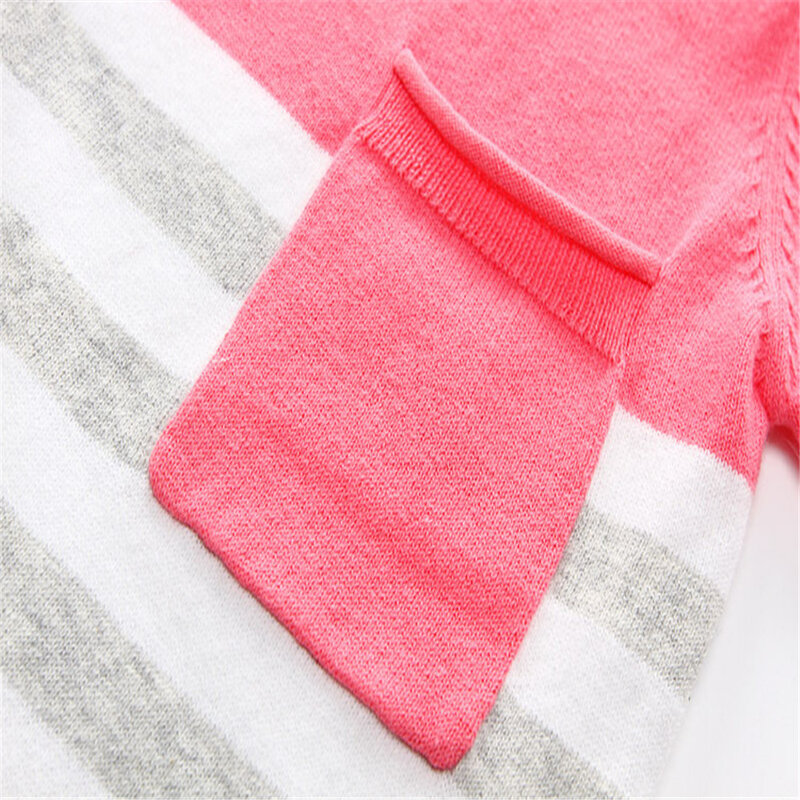 Newborn Baby Short Sleeve Knit Romper Thin Infant Baby Summer Clothes, Baby Knit Jumpsuit for Summer