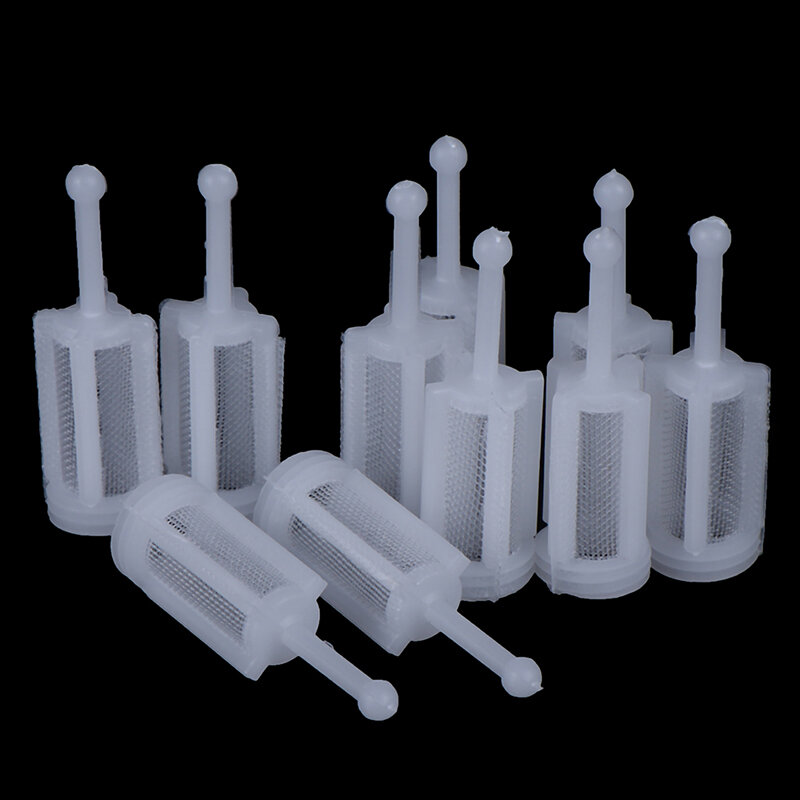 10 Pcs tipo di gravità filtro per pistola a spruzzo in plastica diametro vaso 11mm filtro isolato efficacemente tutti i tipi di residui di sporco