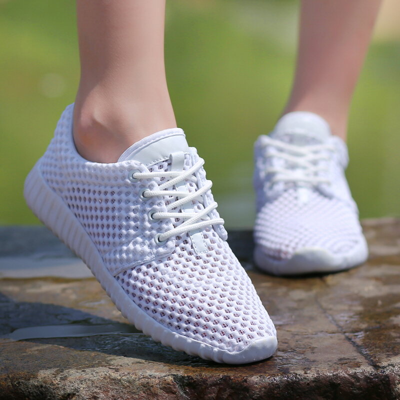 Летняя сетчатая дышащая Нескользящая женская обувь большого размера 35-44 светильник Кая прогулочная обувь для путешествий тенниса Спортивн...