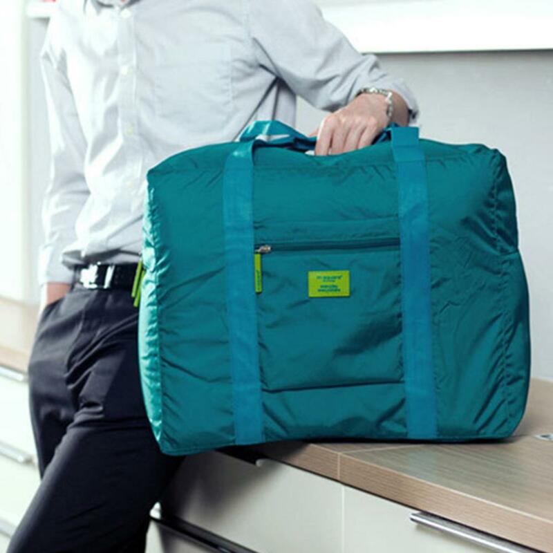 Women Men Waterproof Folding Zipper Travel Storage Bag Pouch Organizer Handbag