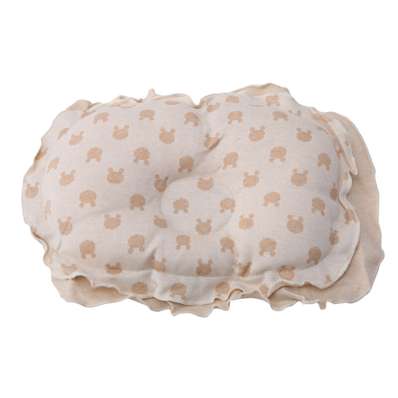 Travesseiro côncavo para bebês, travesseiro de suporte para sono para recém-nascidos, almofada infantil com cabeça chata