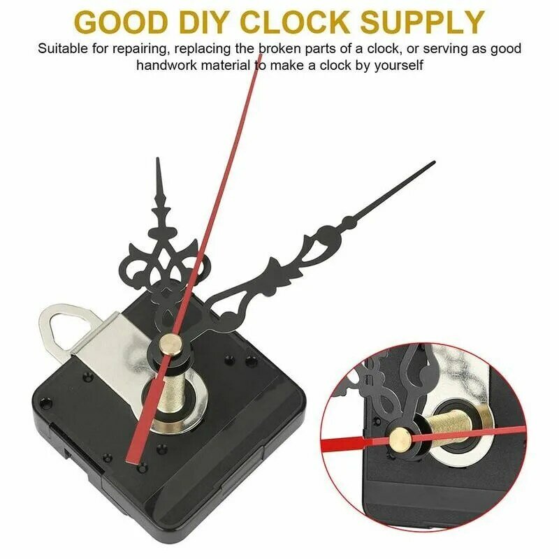 Estructura de movimiento de reloj de pared de cuarzo, conjunto de herramientas de repuesto, piezas de reparación, accesorios de reloj J5N0