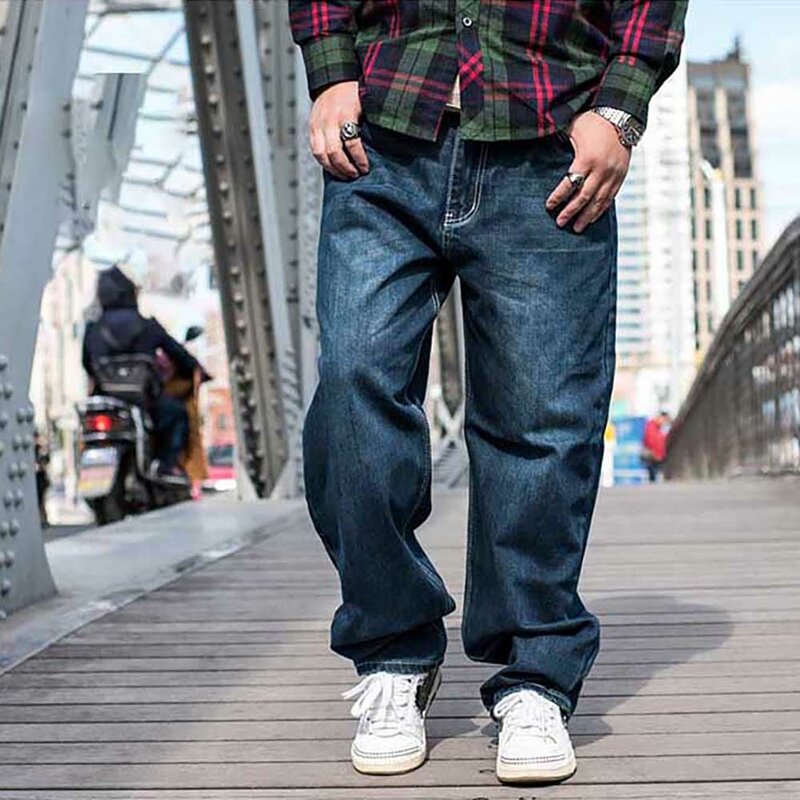 Jeans Harajuku solto masculino, Y2K, roupa de fotografia de rua