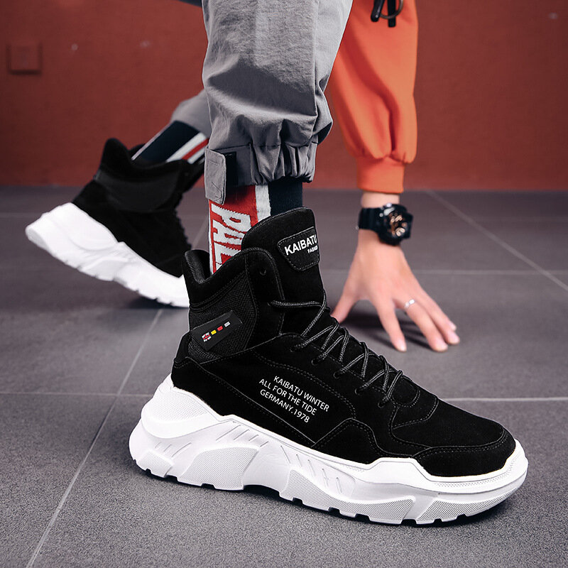 Moda męska trampki za kostkę casualowe buty sportowe buty lekkie spacery męskie tenisówki Tenis Feminino obuwie N9-24