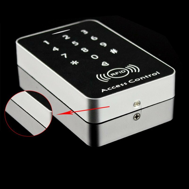 M203SE Lettore Di Schede Di Controllo Accessi Touch Screen Autonomo RFID Con Tastiera Digitale 10pcs Tasti Card Per La Fabbrica Di Appartamenti Domestici
