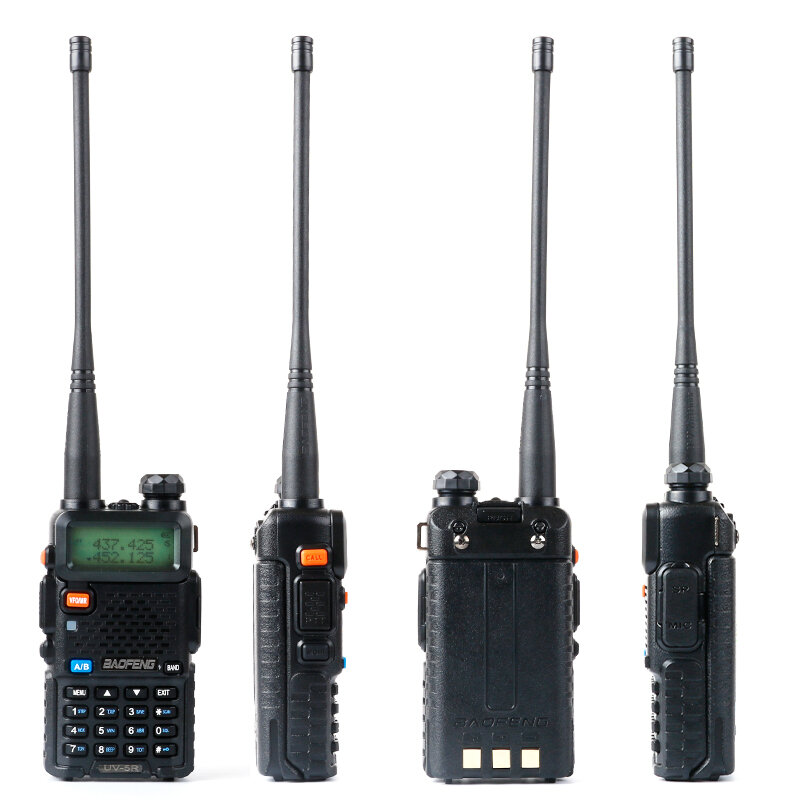2pc Baofeng UV-5R Walkie Talkie VHF UHF uv5r baofeng 5W stazione Radio bidirezionale esterna portatile dalla Russia ucraina spagna