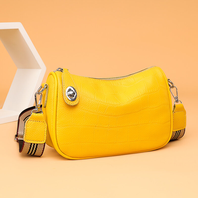 Nuovo Borsa a tracolla in vera pelle 5 colori disponibili borse di lusso da donna borse a tracolla di moda per donna borsa da donna