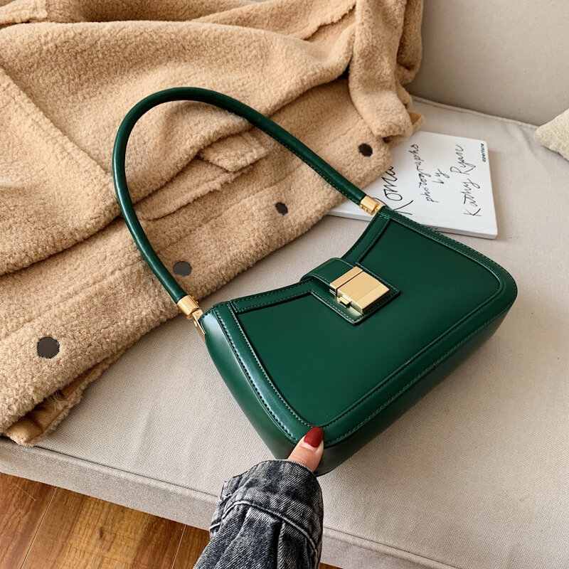女性のためのレトロな合成皮革のハンドバッグ,女性のための無地のバッグ,バックル付きの高品質のハンドバッグ,トラベルウォレット,2021