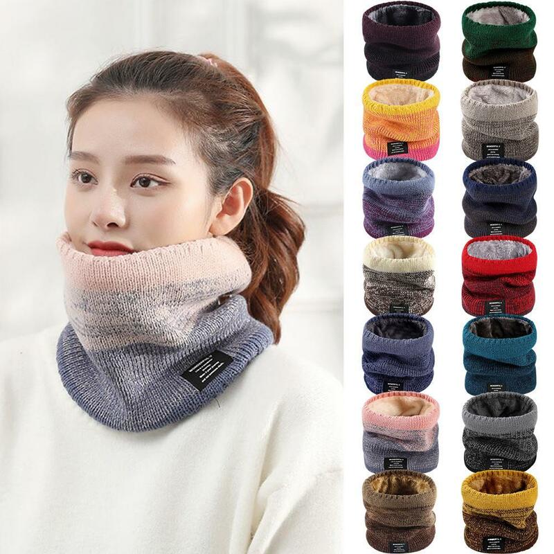 1 pçs velo cachecol buff no pescoço inverno rosto bandana crinkle hijab anel de malha para unisex pescoço cachecol de lã de algodão cachecol